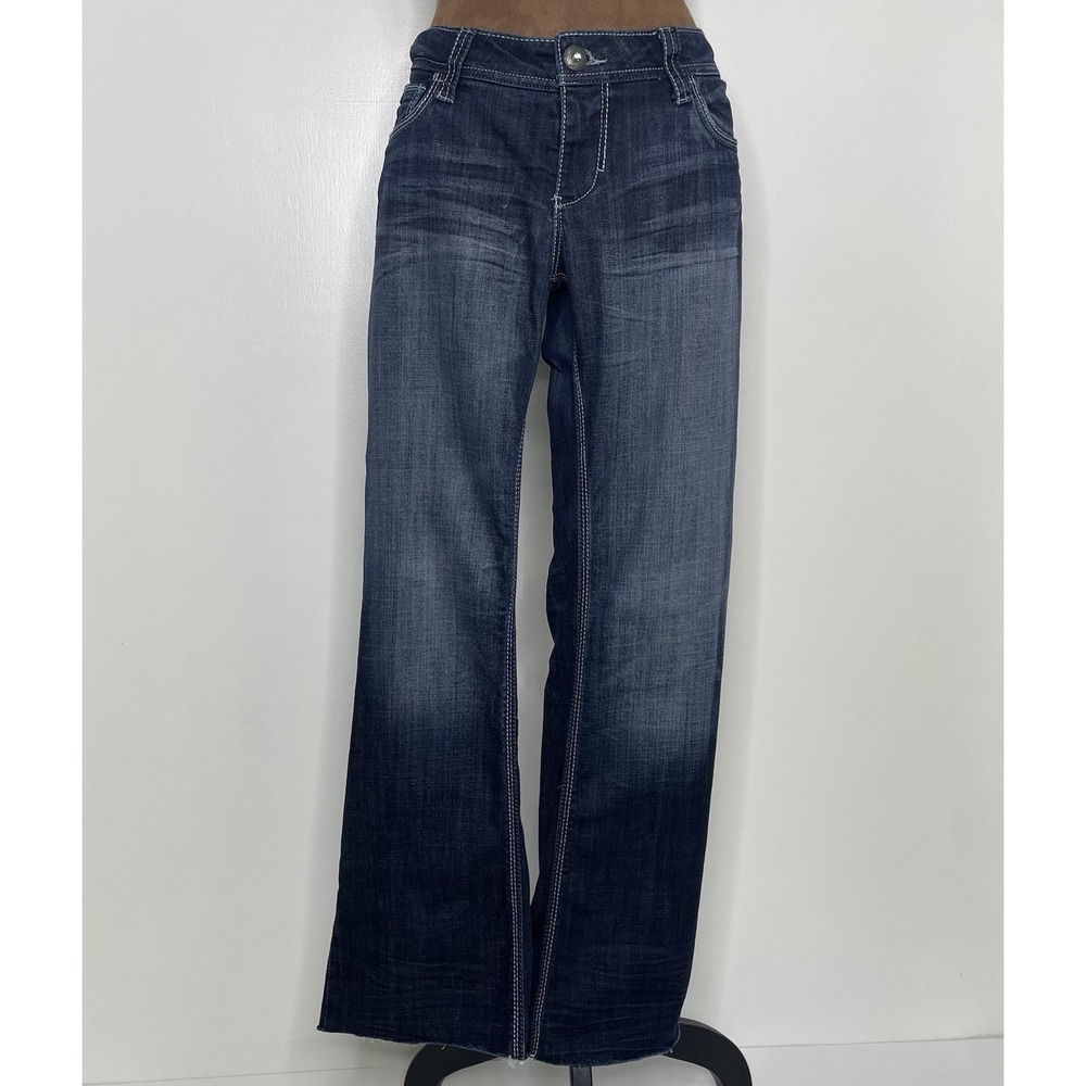 Decree‎ Bootcut Jeans Dark Wash Denim Comfort Stretch Womens Size 13
